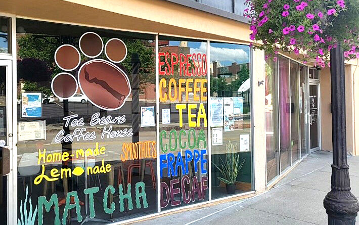 Toe Beans Coffee Shop in St. Joseph, Missouri.