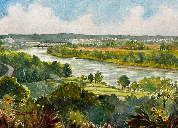 Candace Castle painting.