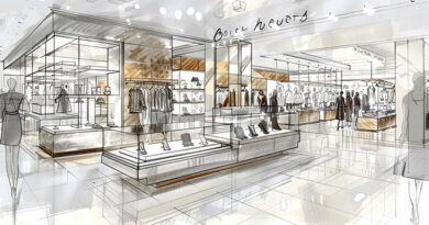 Illustrated department store.