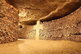 Paris Catacombs.