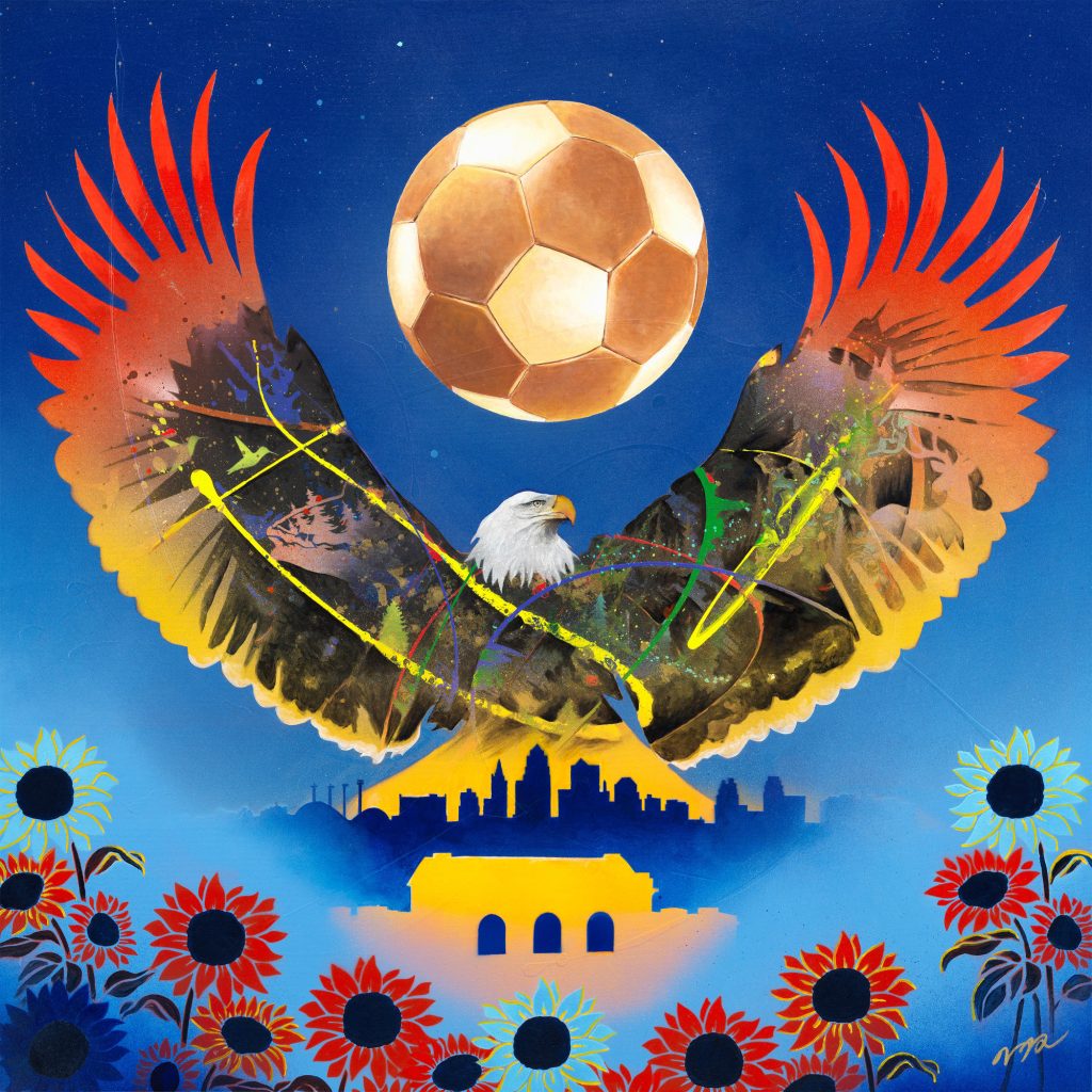 Heartland Rising Painting by Jeremy Bell.